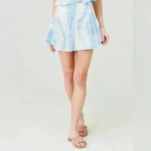 STARK X Matching Tie Dye Set. Women's Tie Dye Mini Skirt (L) With Romi Top (S) - Picture 11 of 11